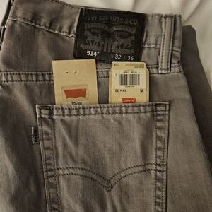 NWT  Levi's 514 Grey 32x36